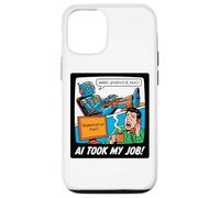 Custodia per iPhone 12/12 Pro AI Took My Job Divertente Programmatore Robot Coding Tech Humor