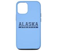 Custodia per iPhone 12/12 Pro Alaska Atletica Blu Vintage Testo