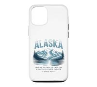 Custodia per iPhone 12/12 Pro Alaska Dove il Silenzio è Infinito e il Cielo è Più Vicino