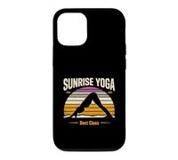 Custodia per iPhone 12/12 Pro Alba Yoga Best Class Retro Mattina Allenamento