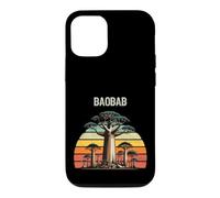 Custodia per iPhone 12/12 Pro Albero di Baobab africano Madagascar Albero della Vita