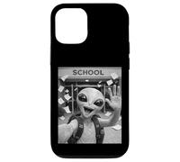 Custodia per iPhone 12/12 Pro Alien Ultimo Giorno Di Scuola Summer Break Divertente Meme Selfie