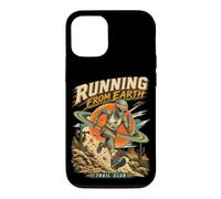 Custodia per iPhone 12/12 Pro Alieno in fuga dalla Terra: avventura sci-fi divertente