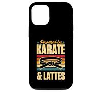 Custodia per iPhone 12/12 Pro Alimentato da Karate e Lattes Retro Vintage Coffee Love