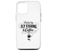 Custodia per iPhone 12/12 Pro Alimentato dalla pesca a mosca e caffè per la festa del papà