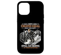 Custodia per iPhone 12/12 Pro All Men Created Equal Best Go Skiing in Their Seventies