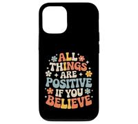Custodia per iPhone 12/12 Pro All Things Are Positive If You Believe Faith Mindset -