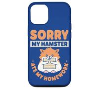 Custodia per iPhone 12/12 Pro Alunno Mi dispiace che il mio criceto abbia mangiato i miei compiti Citazione di ritorno a scuola