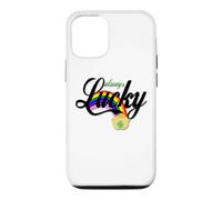 Custodia per iPhone 12/12 Pro Always Lucky - Barattolo di monete con arcobaleno