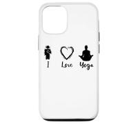 Custodia per iPhone 12/12 Pro Amante dello yoga - Amo lo yoga