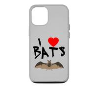 Custodia per iPhone 12/12 Pro Amo i pipistrelli I Heart Bat s