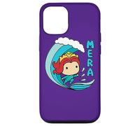 Custodia per iPhone 12/12 Pro Aquaman Movie Chibi Mera and Mermaid Wave