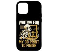 Custodia per iPhone 12/12 Pro Aspettando che la mia stampa 3D finisca Funny Maker Design
