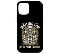 Custodia per iPhone 12/12 Pro Aspettando che la mia stampa 3D finisca Funny Maker Design