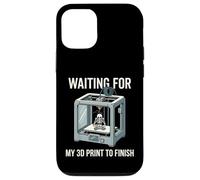 Custodia per iPhone 12/12 Pro Aspettando che la mia stampa 3D finisca Funny Maker Design