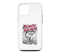 Custodia per iPhone 12/12 Pro Atlantic Salmon River King Fly Strike - Frantumatore da pesca