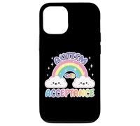 Custodia per iPhone 12/12 Pro Autism Pro Acceptance Rainbow con simbolo dell'infinito