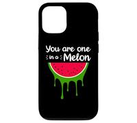 Custodia per iPhone 12/12 Pro Awesome Summer Pet Cat Fruits One in a Melon Watermelon