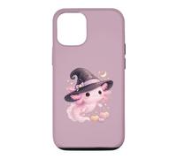 Custodia per iPhone 12/12 Pro Axolotl - Cappello magico da mago per Halloween, fantasia kawaii