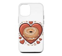 Custodia per iPhone 12/12 Pro Bagel Lover Breakfast Foodie Brunch Everything Bagel