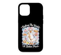 Custodia per iPhone 12/12 Pro Baking The World A Better Place Cute Goose Pun Bake Design