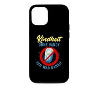 Custodia per iPhone 12/12 Pro Bambinità senza cellulare Ich war hier