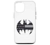 Custodia per iPhone 12/12 Pro Bandiera Batman Emblema US Union Gotham Night Icon tema