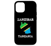 Custodia per iPhone 12/12 Pro Bandiera della Tanzania Distressed Zanzibar Pride