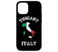Custodia per iPhone 12/12 Pro Bandiera Italia invecchiata Toscana Pride