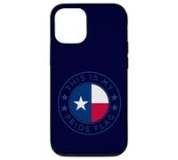 Custodia per iPhone 12/12 Pro Bandiera Texas This Is My Pride The Lone Star State Flag Art TX