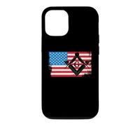 Custodia per iPhone 12/12 Pro Bandiera USA Massoneria Massoneria Americana