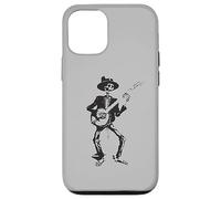 Custodia per iPhone 12/12 Pro Banjo Dancing Skeleton Bluegrass Music Festival