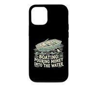 Custodia per iPhone 12/12 Pro Barca versando soldi in acqua motoscafo capitano