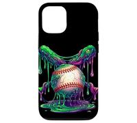 Custodia per iPhone 12/12 Pro Baseball Drip Bats Monster Melting Ragazzi Sport Dripping