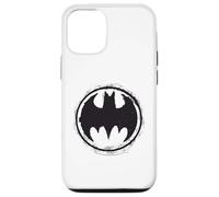Custodia per iPhone 12/12 Pro Batman Emblema Cerchio Logo Icona Cavaliere Oscuro Fandom