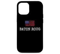 Custodia per iPhone 12/12 Pro Baton Roug City USA Flag State Travel US America Donne Uomini