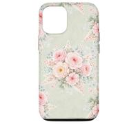 Custodia per iPhone 12/12 Pro Begonie Provinciali Vintage Paese Francese Salvia Morbida