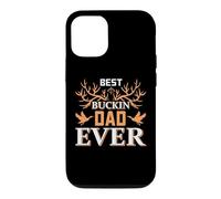 Custodia per iPhone 12/12 Pro Best Buckin Dad Ever Hunting Hunter Life Adventure Nature