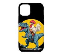 Custodia per iPhone 12/12 Pro Best Friends - Costume da pollo per gli amanti dei dinosauri