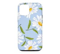 Custodia per iPhone 12/12 Pro Bianco Daisy Floral Pattern Primavera Fiore Giardino