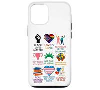 Custodia per iPhone 12/12 Pro BLM Human Rights Feminism Trans Science Books LGBTQ Kindness