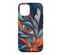 Custodia per iPhone 12/12 Pro Botanico Occhio Come Simbolo Astratto Simbolo Mistico Estetica