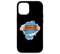 Custodia per iPhone 12/12 Pro Bradley Name Superhero For Boys Named Bradley