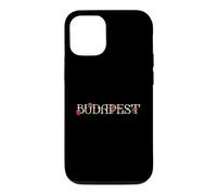 Custodia per iPhone 12/12 Pro Budapest Città Di Roses Ungheria Viaggi Vintage Tipografia