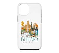 Custodia per iPhone 12/12 Pro Buffalo, skyline di New York, souvenir della città dei buoni vicini