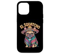 Custodia per iPhone 12/12 Pro Bulldog francese El Squatcho Poncho divertente Bulldog francese