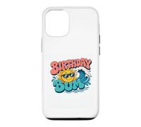 Custodia per iPhone 12/12 Pro Bum di compleanno | Retro Groovy Sun Ocean Beach Estate