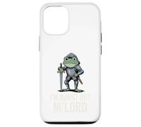 Custodia per iPhone 12/12 Pro Burnt Out M'Lord Frog Knight Fantasy Meme Quote Men Women