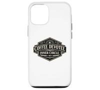 Custodia per iPhone 12/12 Pro Caffè Devotee Inner Circle Divertente Caffeina Design