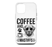 Custodia per iPhone 12/12 Pro Caffè E Mastini Divertente Mastino